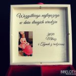 Kuferek decoupage urodzinowy